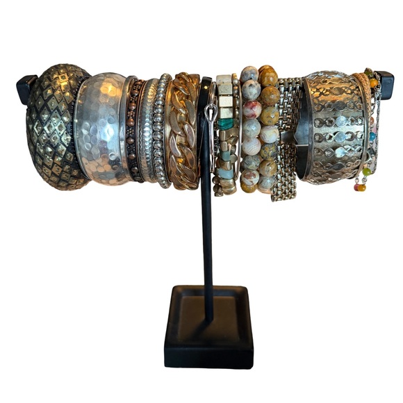 Source Unknown Jewelry - Lot of 21 Mixed Metal and Beaded Bracelets